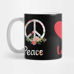 Peace Love Sloths Peace Sign Mug